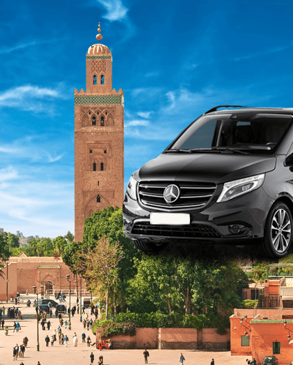 Comfortable airport transfer from Marrakech Menara Airport to Medina with air-conditioned vehicles.