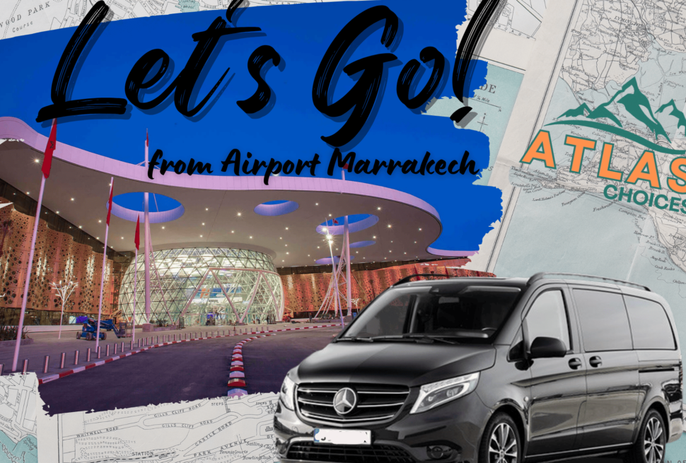 Private tourist transport service at Marrakech Airport for comfortable and reliable travel